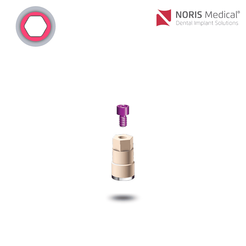 Noris Medical Multi-Unit Scankörper | Höhe: 10,0 mm | mit Halteschraube Noris Medical Multi-Unit Scankörper | Höhe: 10,0 mm | mit Halteschraube
