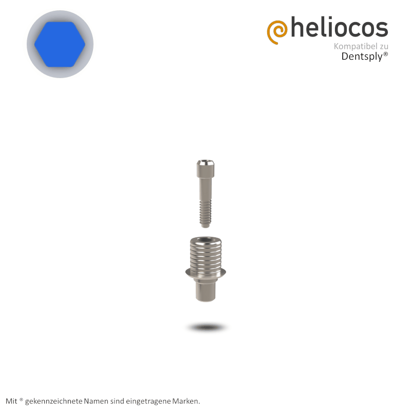 Dentsply® Titanbasis Xive® S Ø 4,5 mm | Höhe: 4,0 mm | ohne Rotationsschutz Dentsply® Titanbasis Xive® S Ø 4,5 mm | Höhe: 4,0 mm | ohne Rotationsschutz