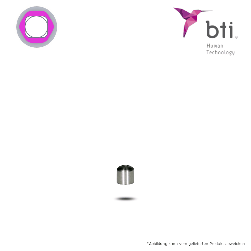 BTI Schutzkappe für erweiterte MULTI-IM (Ø 3,5 mm - schmal/CORE) BTI Schutzkappe für erweiterte MULTI-IM (Ø 3,5 mm - schmal/CORE)