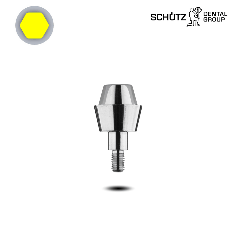 Schütz Dental Konusadapter - Innensechskant (hex, Ø 3,3/3,6 mm) | Höhe: 2,0 mm