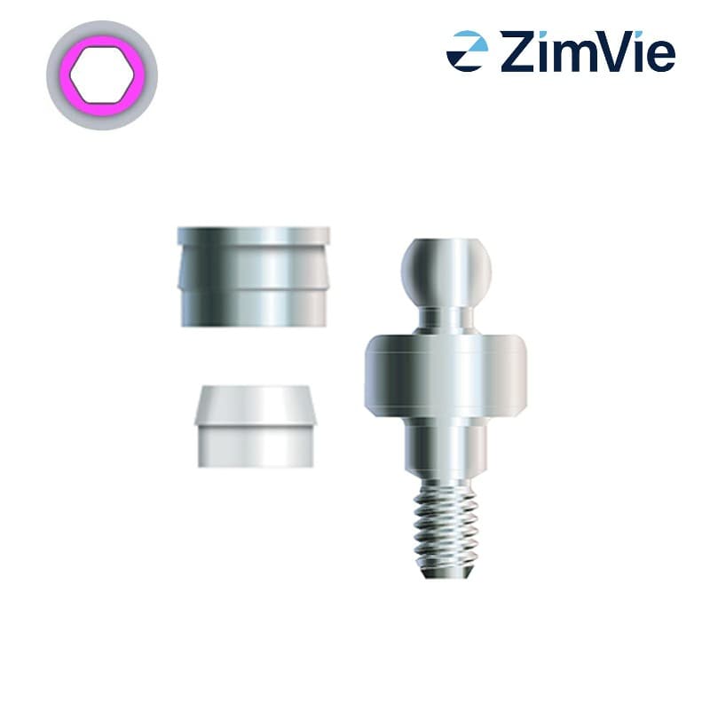 Zimmer Kugelkopf-Abutment (Int Hex, 4,5 mm) | GH: 2,0 mm