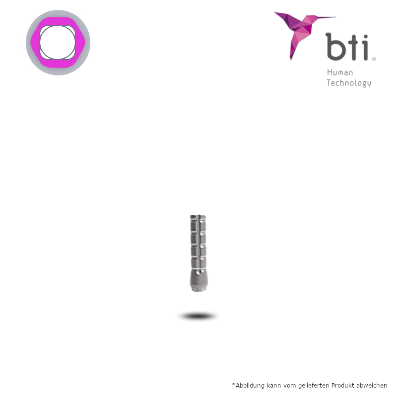 BTI Prov. Zylinder für erw. UNIT (Ø 3,5 mm - schmal/CORE) | Titan | ohne Zubehör BTI Prov. Zylinder für erw. UNIT (Ø 3,5 mm - schmal/CORE) | Titan | ohne Zubehör