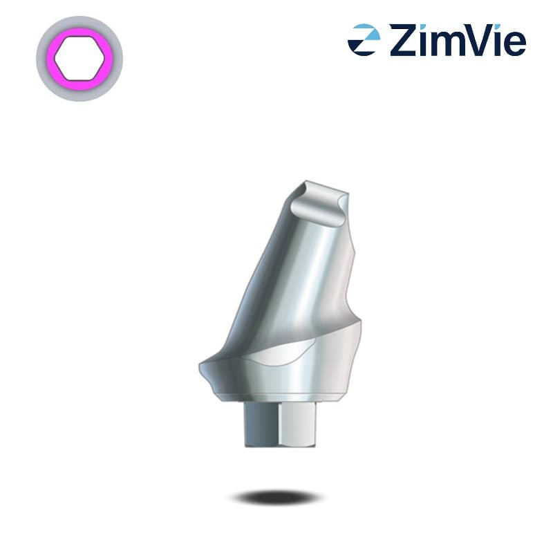 Zimmer Hex-Lock Contour-Abutment (Int Hex, 4,5 mm) | 17° | Ø 4,5 mm | GH: 2,0 mm
